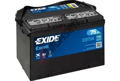 EXIDE 70Ah L, s.p. 740A, EXCELL **, 12V, 260x180x186 EX EB708, EB708