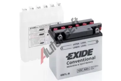 EXIDE 8Ah P, s.p. 85A, Conventional, 12V, 135x75x133 EX EB7L-B, EB7L-B