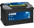 EXIDE 80Ah P, s.p. 640A, EXCELL **, 12V, 315x175x190 ‐ EX EB800