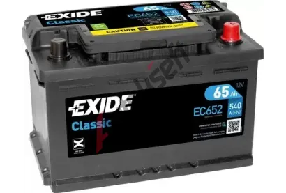EXIDE 65Ah P, s.p. 540A, CLASSIC * EX EC652, EC652