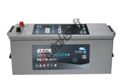 EXIDE 185Ah Lk, s.p. 1100A, EXPERT HVR, 12V, 513x223x223 EX EE1853, EE1853