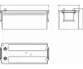 EXIDE 185Ah Lk, s.p. 1150A, Professional Power, 12V, 513x226x223 EX EF1853, EF1853