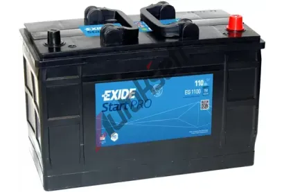 EXIDE 110Ah P, s.p. 750A, Professional, 12V, 349x175x235 EX EG1100, EG1100