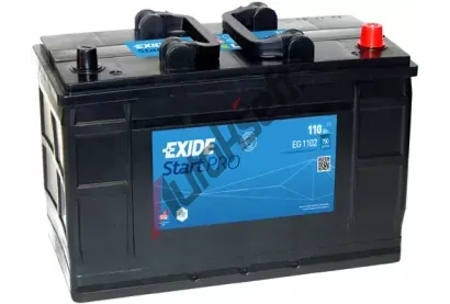 EXIDE 110Ah P, s.p. 750A, Professional, 12V, 349x175x235 EX EG1102, EG1102