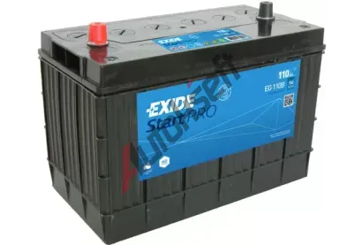 EXIDE 110Ah Sym, s.p. 950A, Professional, 12V, 330x173x240 EX EG110B, EG110B