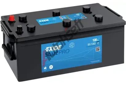 EXIDE 120Ah Lk, s.p. 680A, StartPRO, 12V, 513x189x223 EX EG1203, EG1203