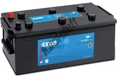 EXIDE 180Ah Lk, s.p. 1000A, Professional, 12V, 513x223x223 EX EG1803, EG1803