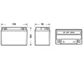 EXIDE 9Ah L, s.p. 120A, Start-Stop Auxiliary, 12V, 150x90x105 EX EK091, EK091