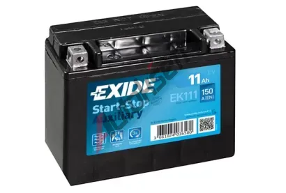 EXIDE 11Ah L, s. p. 150A, Start-Stop Auxiliary, 12V, 150x90x130 EX EK111, EK111