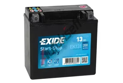 EXIDE 13Ah L, s.p. 200A, Start-Stop Auxiliary, 12V, 150x90x145 EX EK131, EK131