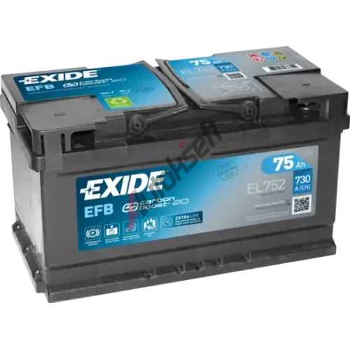 Аккумулятор exide el752 Аккумулятор exide el752