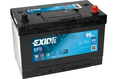 EXIDE 95Ah P, s.p. 800A, EFB, 12V, 306x173x222 EX EL954, EL954
