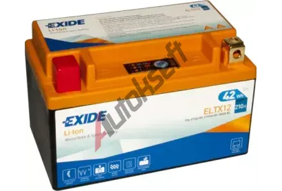 EXIDE 3,5Ah L, s.p. 210A, Li-ion, 12V, 150x87x93 EX ELTX12, ELTX12