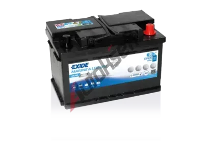 EXIDE 70Ah P, s.p. 760A, DUAL AGM, 12V, 278x175x190 EX EP600, EP600