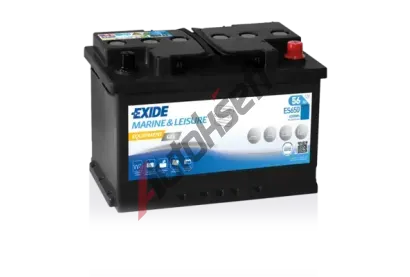 EXIDE 56Ah P, s. p. 410A, Equipment GEL, 12V, 278x175x190 EX ES650, ES650