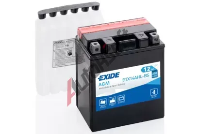 EXIDE 12Ah P, s.p. 210A, AGM, 12V, 134x89x164 EX ETX14AHL-BS, ETX14AHL-BS