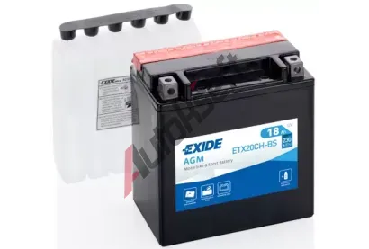 EXIDE 18Ah L, s.p. 230A, AGM, 12V, 150x87x161 EX ETX20CH-BS, ETX20CH-BS
