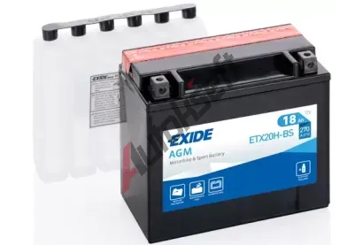 EXIDE 18Ah L, s.p. 270A, AGM, 12V, 175x87x155 EX ETX20H-BS, ETX20H-BS