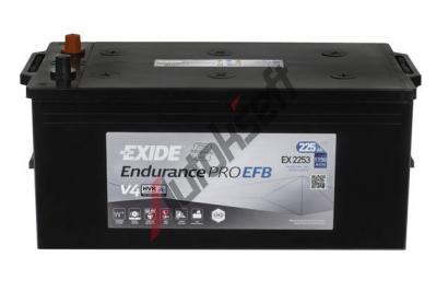 EXIDE 225Ah Lk, s.p. 1150A, EndurancePRO EFB, 12V, 518x279x240 EX EX2253, EX2253