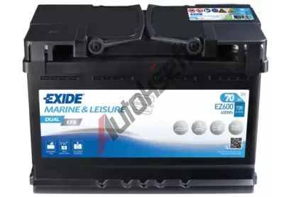 EXIDE Startovac� baterie EXIDE DUAL EFB EX EZ600, EZ600