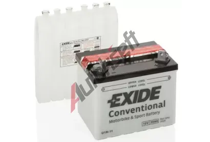 EXIDE 30Ah P, s. p. 300A, Bike Conventional, 12V, 196x130x180 EX U1R-11, U1R-11