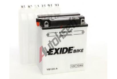 EXIDE 12Ah L, s.p. 165A, Bike Conventional, 12V, 134,1x80x160 EX YB12A-A, YB12A-A