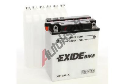 EXIDE 12Ah P, s.p. 165A, Bike Conventional, 12V, 133,9x80x160 EX YB12AL-A, YB12AL-A