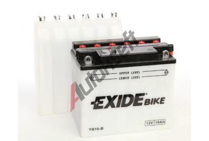 EXIDE 19Ah L, s.p. 190A, Bike Conventional, 12V, 175x100x155 EX YB16-B, YB16-B