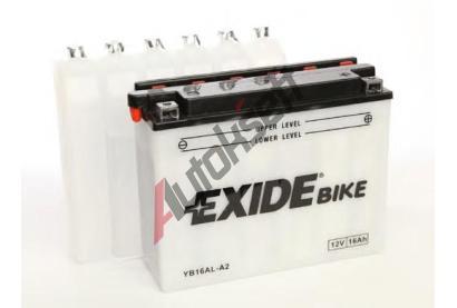 EXIDE 16Ah P, s.p. 175A, Bike Conventional, 12V, 205x70x162 EX YB16AL-A2, YB16AL-A2