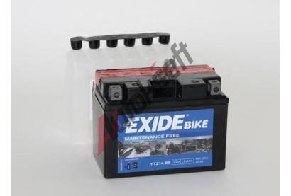 EXIDE 11,2 Ah L, s. p. 205A, Bike Maintenance Free, 12V, 150x87x110 EX YTZ14-BS, YTZ14-BS