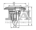 FA1 Klip ozdobn / ochrann lity FA1 10-10004.10, 10-10004.10