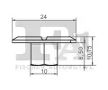 FA1 Klip ozdobn / ochrann lity FA1 10-10006.5, 10-10006.5