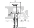 FA1 Klips nraznku FA1 10-20009.10, 10-20009.10