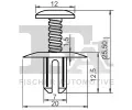 FA1 Klip ozdobn / ochrann lity FA1 10-30004.10, 10-30004.10