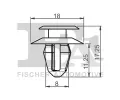 FA1 Klip ozdobn / ochrann lity FA1 10-40006.5, 10-40006.5