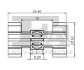 FA1 Klip ozdobn / ochrann lity FA1 10-40050.10, 10-40050.10