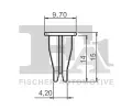 FA1 Klip ozdobn / ochrann lity FA1 10-60002.25, 10-60002.25