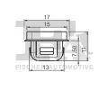 FA1 Klip ozdobn / ochrann lity FA1 10-60012.10, 10-60012.10