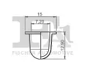 FA1 Klip ozdobn / ochrann lity FA1 10-60014.25, 10-60014.25