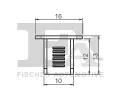 Klip ozdobn / ochrann lity FA1 ‐ FA1 11-10017.5