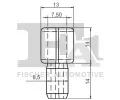 FA1 Klip ozdobn / ochrann lity FA1 11-10035.5, 11-10035.5
