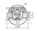 FA1 Klip ozdobn / ochrann lity FA1 11-10036.5, 11-10036.5