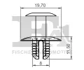FA1 Klip ozdobn / ochrann lity FA1 11-20017.10, 11-20017.10