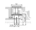 FA1 Klip ozdobn / ochrann lity FA1 11-20023.25, 11-20023.25