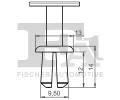 FA1 Klip ozdobn / ochrann lity FA1 11-20027.25, 11-20027.25