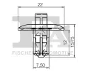 FA1 Klip ozdobn / ochrann lity FA1 11-20033.5, 11-20033.5