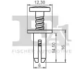 Klip ozdobn / ochrann lity FA1 ‐ FA1 11-30011.5
