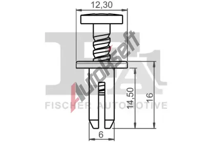 FA1 Klip ozdobn / ochrann lity FA1 11-30011.5, 11-30011.5