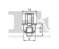 Klip, ozdobn / ochrann lita FA1 ‐ FA1 11-30014.5