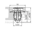 FA1 Klip ozdobn / ochrann lity FA1 11-40001.5, 11-40001.5
